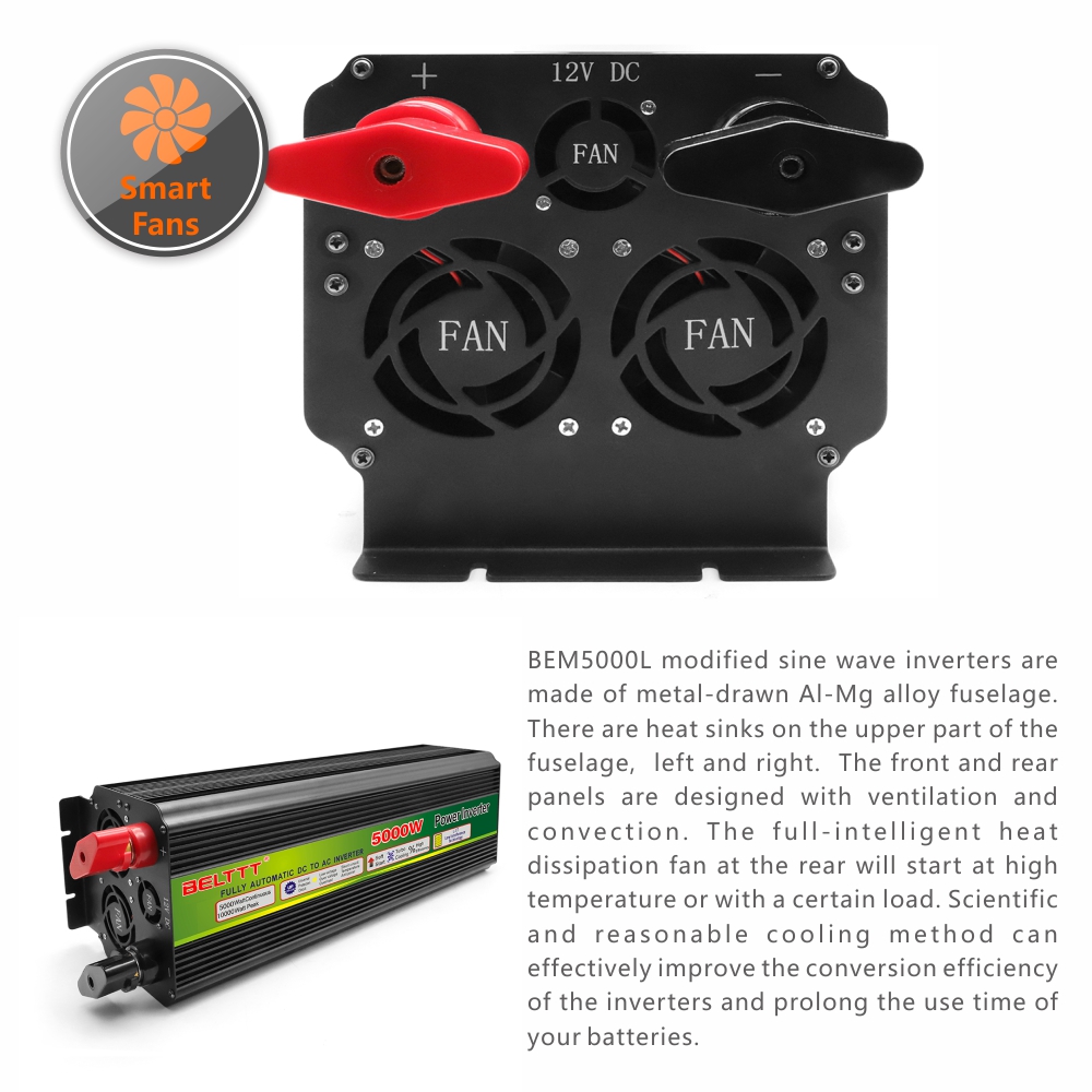 BELTTT 5000W modified sine wave inverter